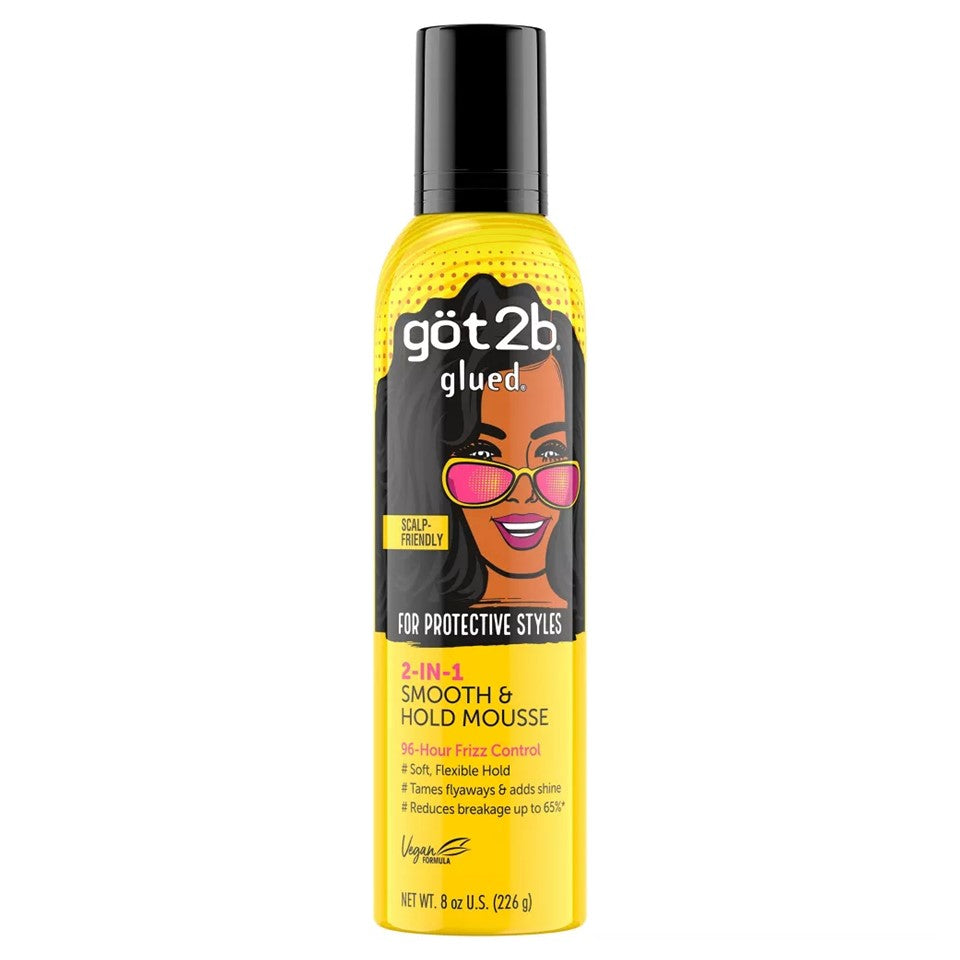 Got2b Glued Smooth & Hold Mousse - 8oz/6pk