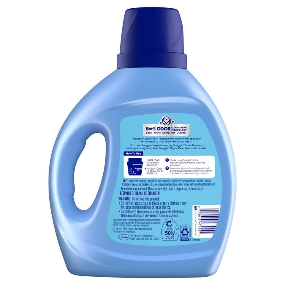 SnuggleSupFresh FabSoft UltLiq Spring Burst - 66.1oz/6pk