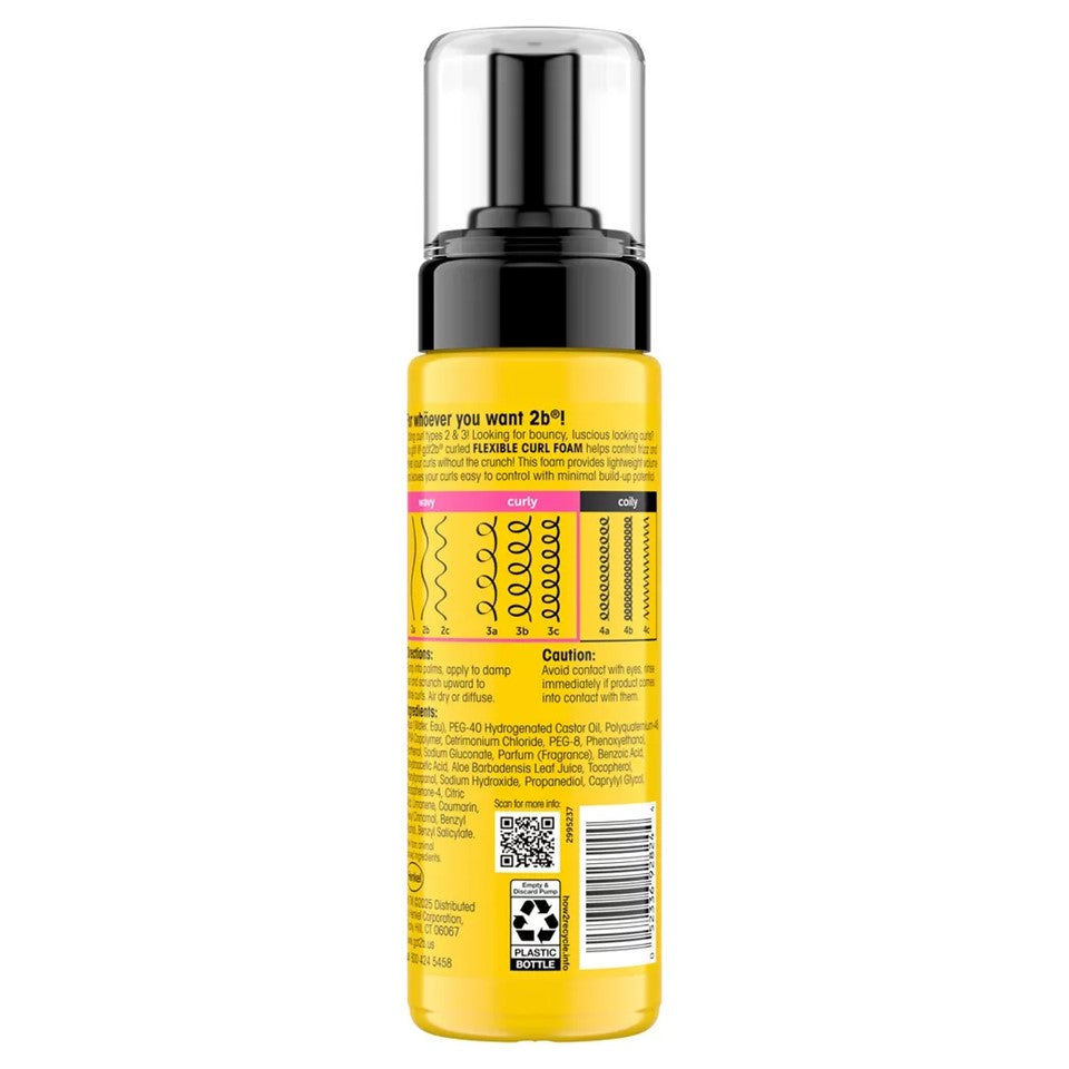 Got2b Curled Flexible Curl Foam - 6.7oz/6pk