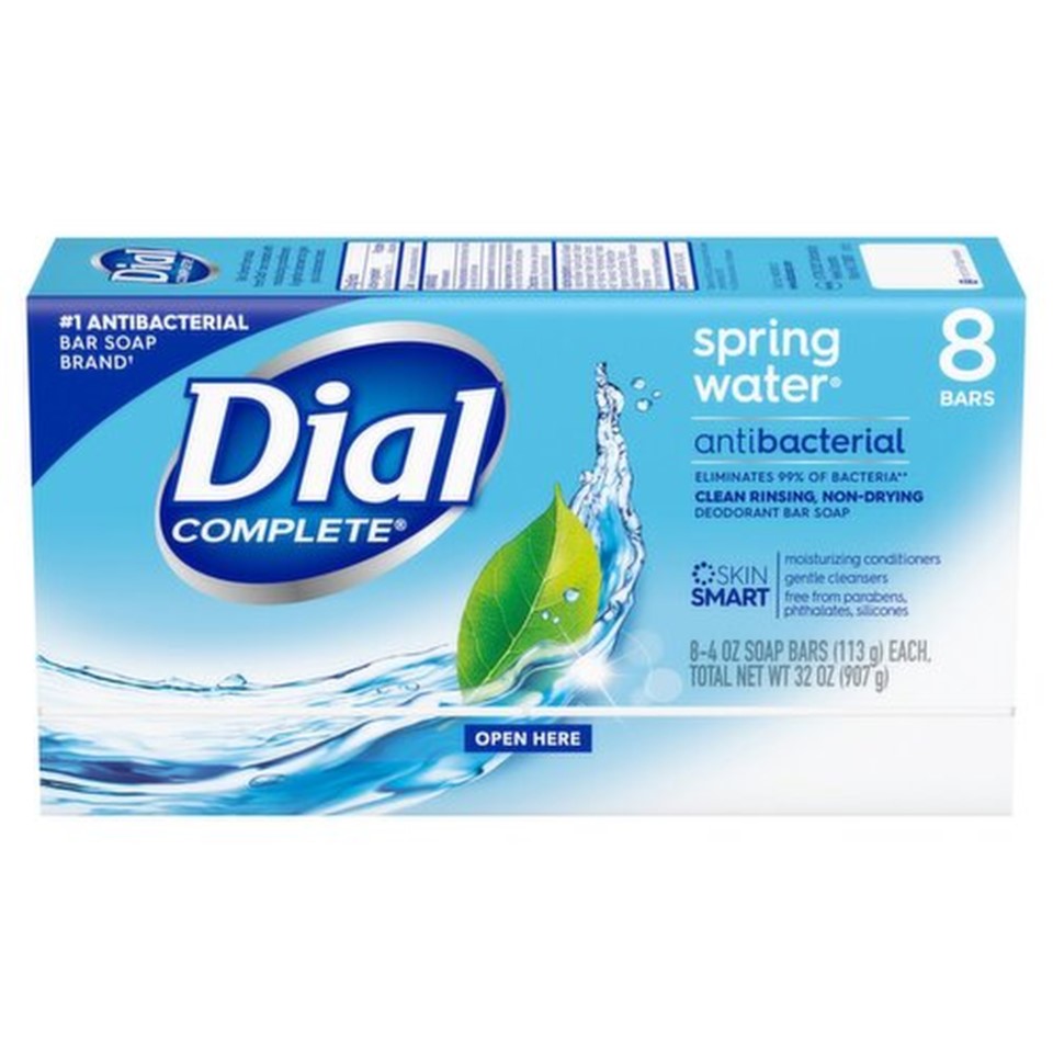 Dial Bar Spring Water - (8x4.0)oz/4pk