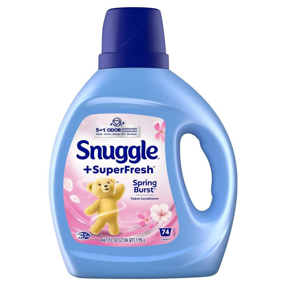 SnuggleSupFresh FabSoft UltLiq Spring Burst - 66.1oz/6pk