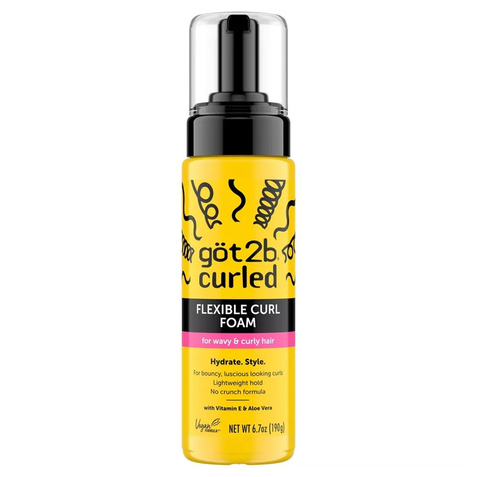 Got2b Curled Flexible Curl Foam - 6.7oz/6pk
