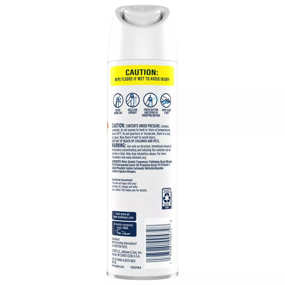 Glade Aerosol - Cashmere Woods - 7.3oz/6pk