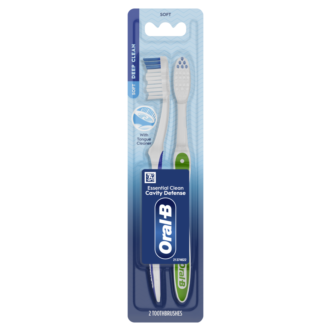 Oral-B Essential Clean Cavity Defense Soft Toothbrush - 2ct/36pk