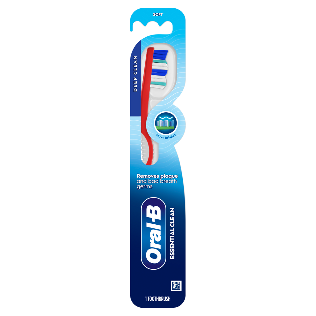 Oral-B Essential Clean Toothbrush Removes Plaque Soft - 1ct/72pk