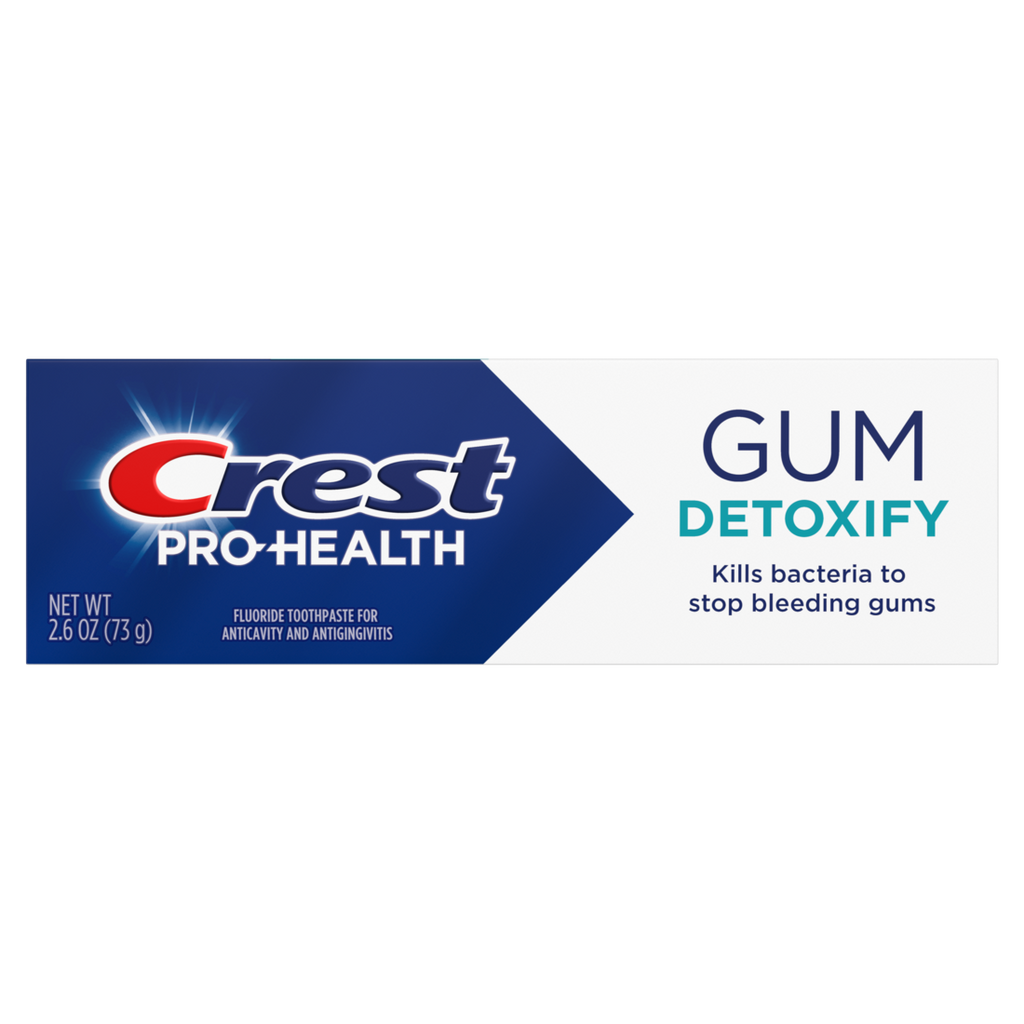 Crest Pro-Health Gum Detoxify Toothpaste Anticavity Antibacterial Fluoride Toothpaste Clinically Proven Gum Sensitive And Enamel Protection Plaque Control - 2.6oz/24pk