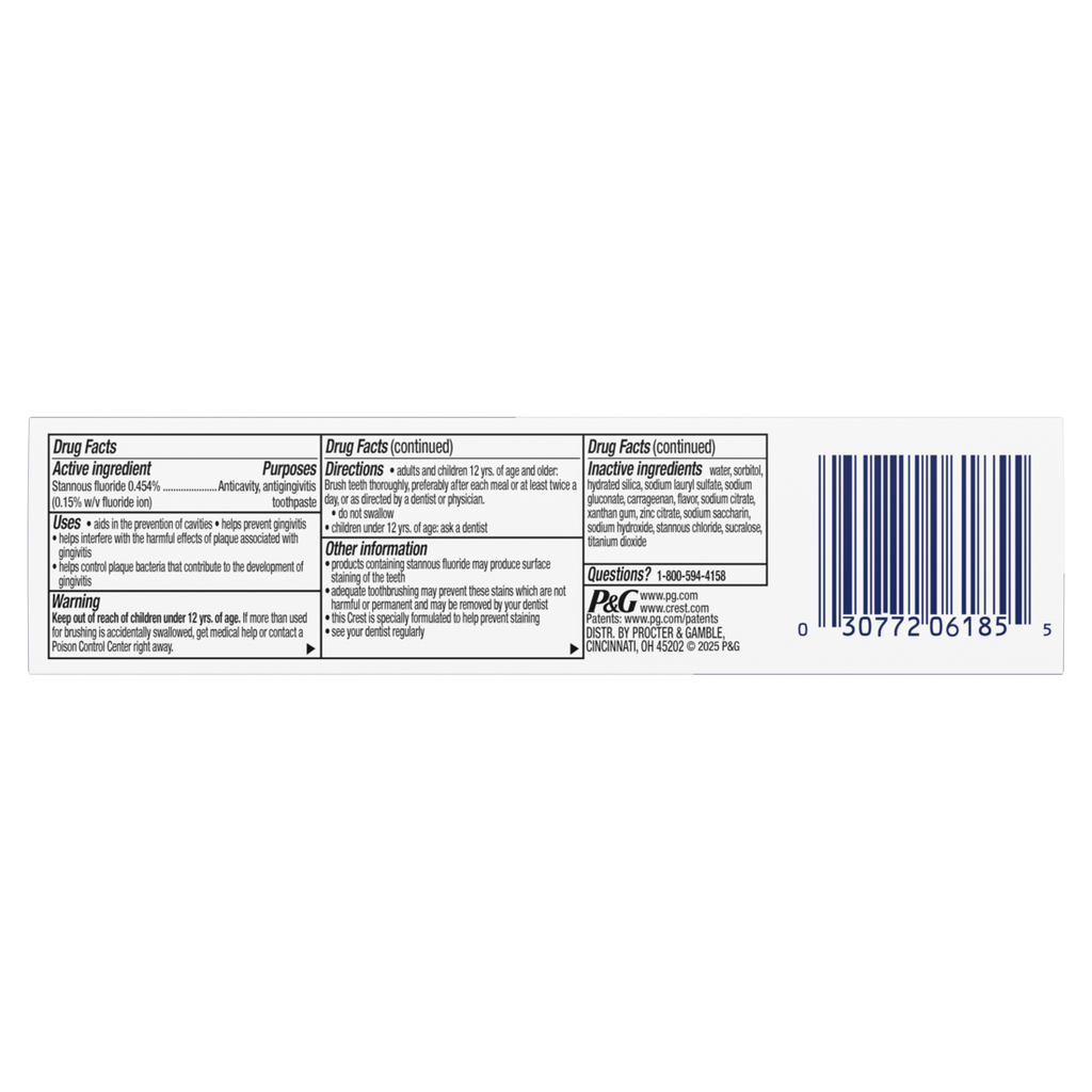 Crest Pro-Health Gum Detoxify Toothpaste Anticavity Antibacterial Fluoride Toothpaste Clinically Proven Gum Sensitive And Enamel Protection Plaque Control - 2.6oz/24pk