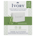 Ivory Gentle Bar Soap Soothing Notes Of Aloe - (12x3.17)oz/4pk