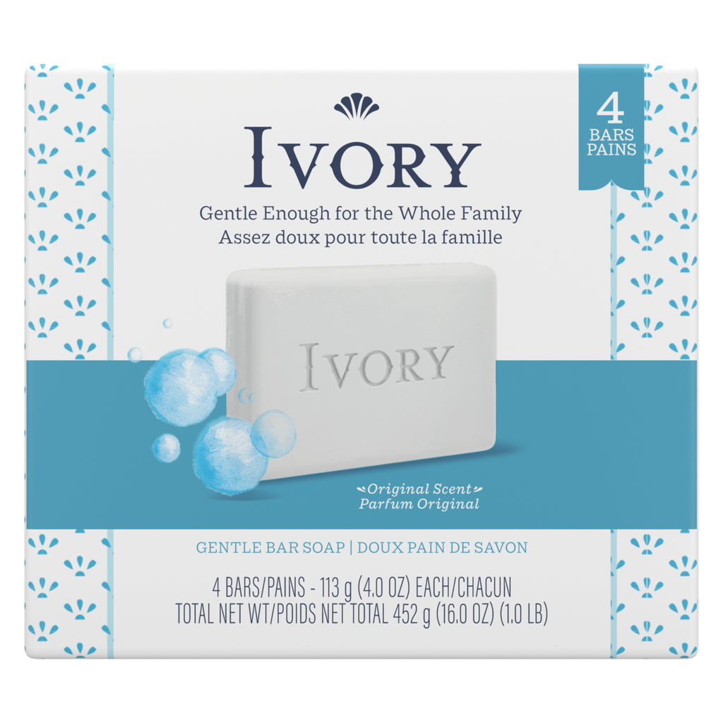 Ivory Gentle Bar Soap Original Scent - (4x4.0)oz/18pk