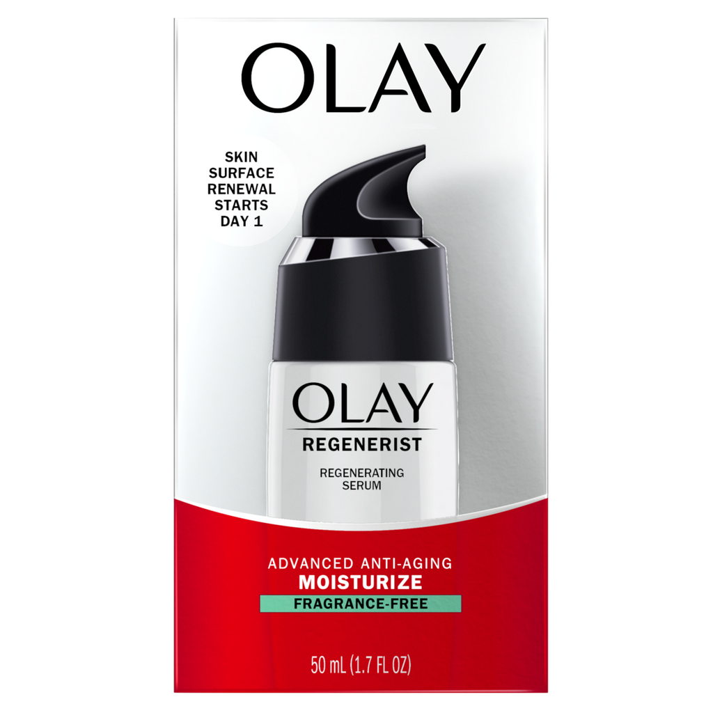 Olay Regenerist Regenerating Serum Fragrance-Free Light Gel Face Moisturizer - 1.7oz/24pk