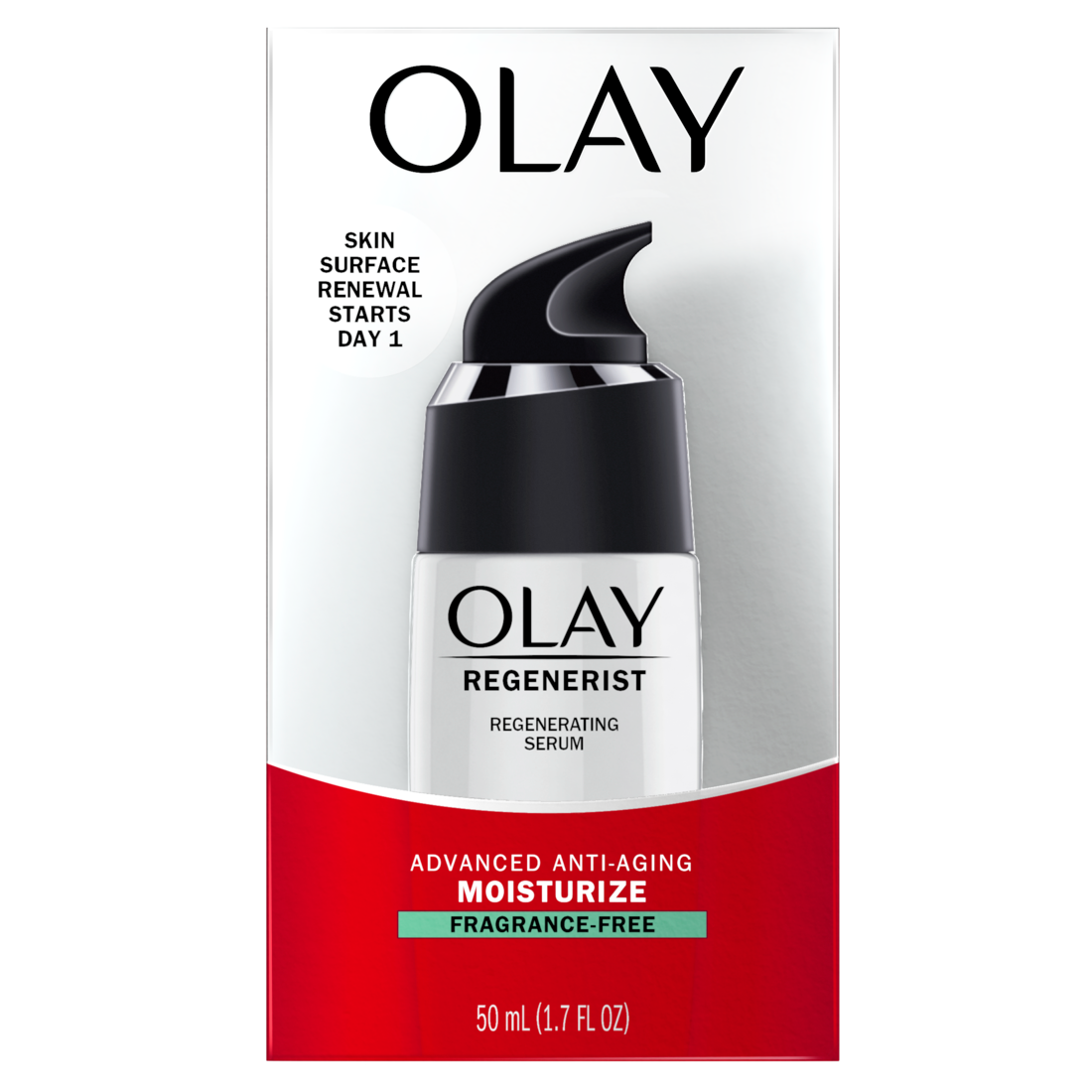 Olay Regenerist Regenerating Serum Fragrance-Free Light Gel Face Moisturizer - 1.7oz/24pk