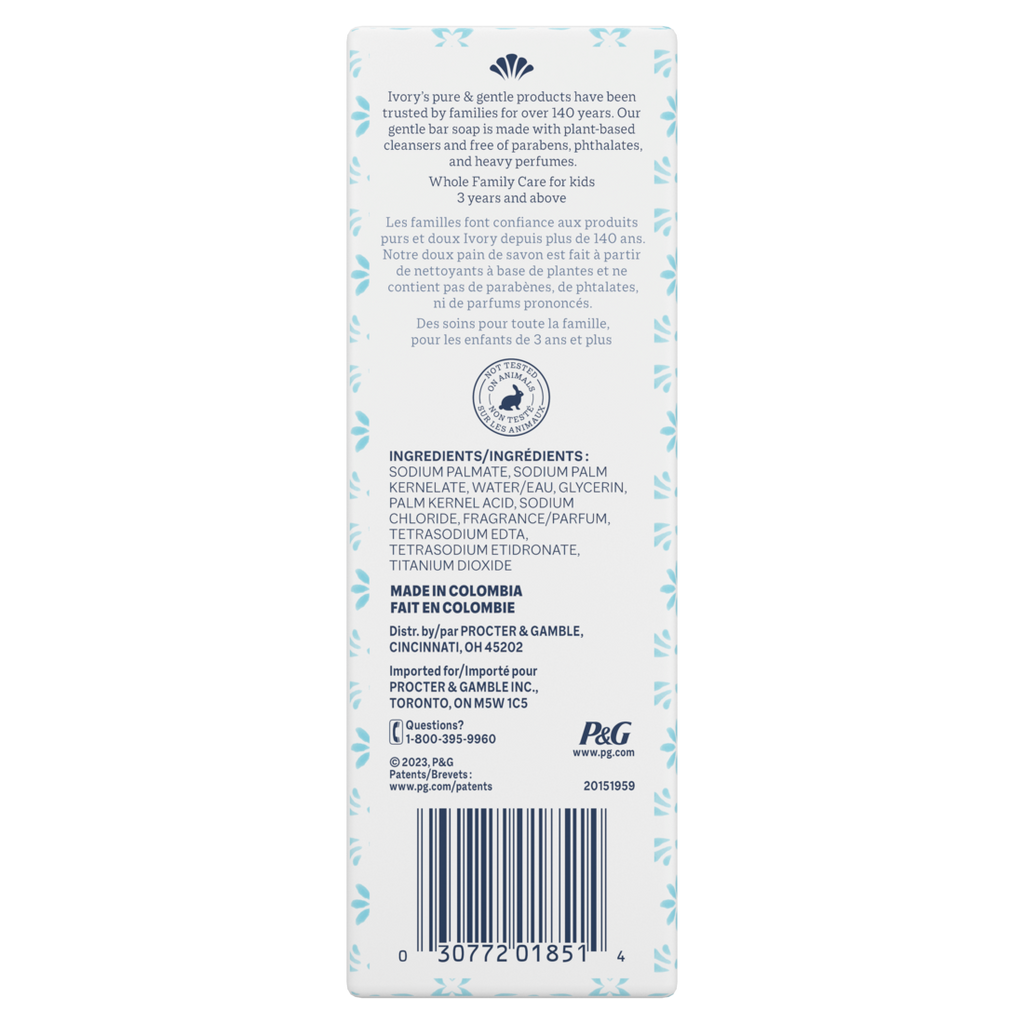 Ivory Bar Soap Original Scent - (12x3.17)oz/4pk