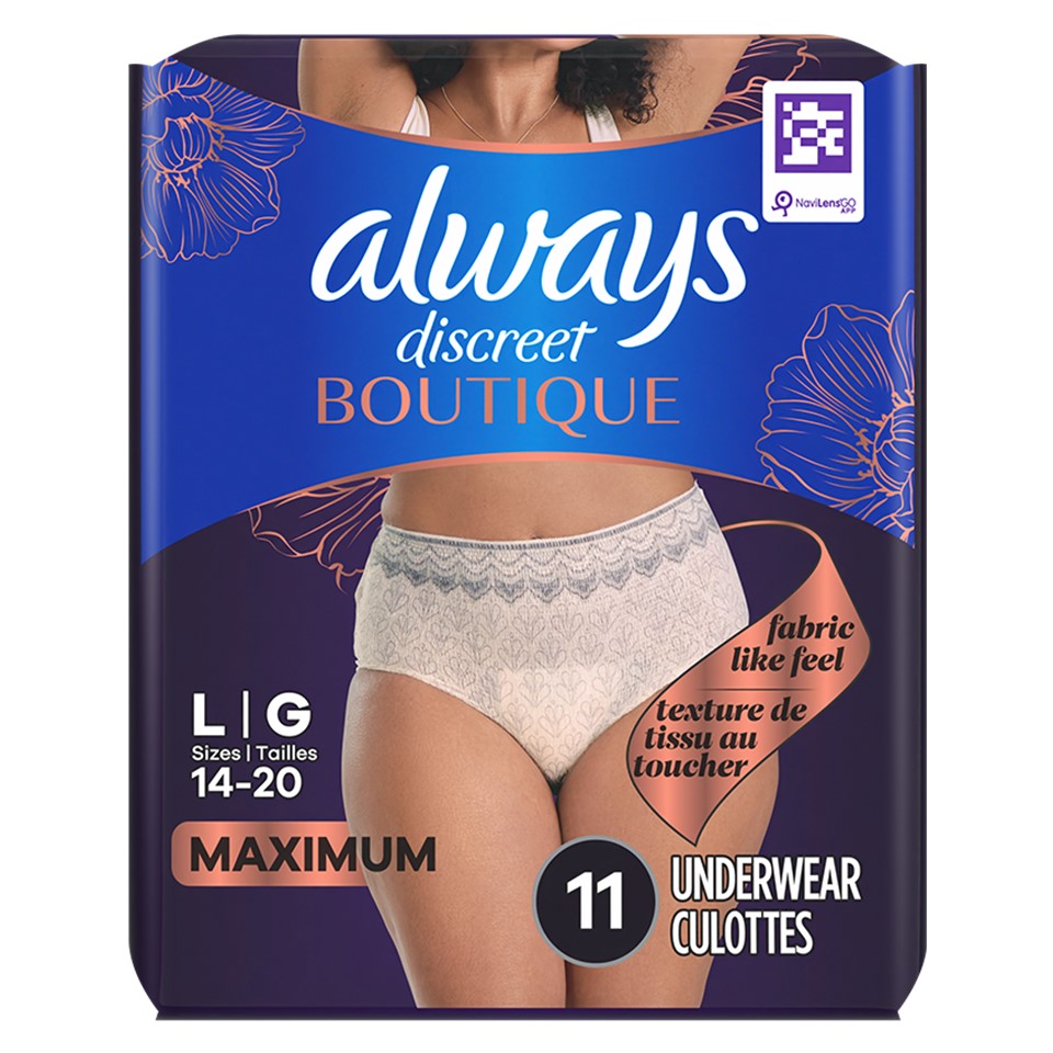 Always Discreet Boutique L MAX 1X - 11ct/2pk