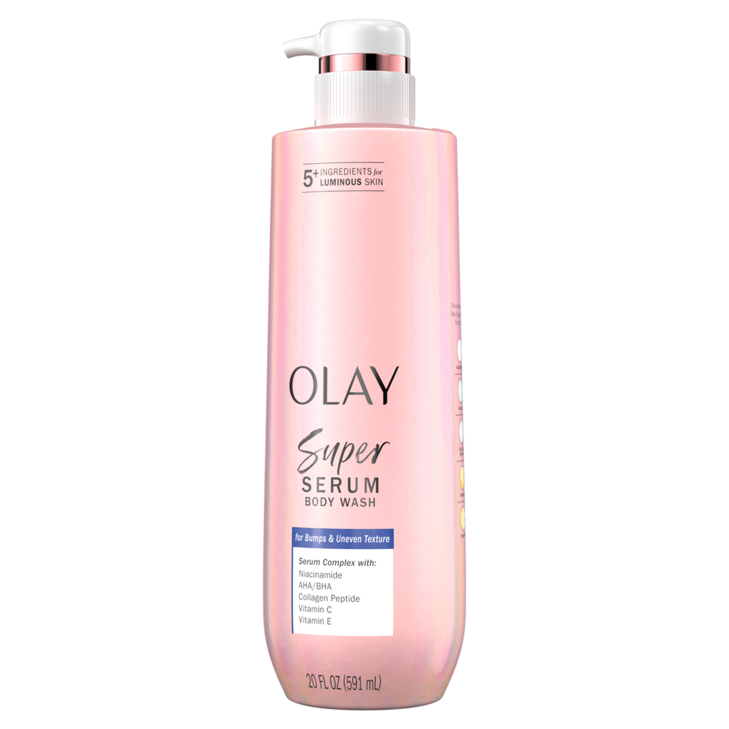 Olay Super Serum Body Wash For Bumps & Uneven Textured Skin Serum Complex For Luminous Skin - 20oz/4pk