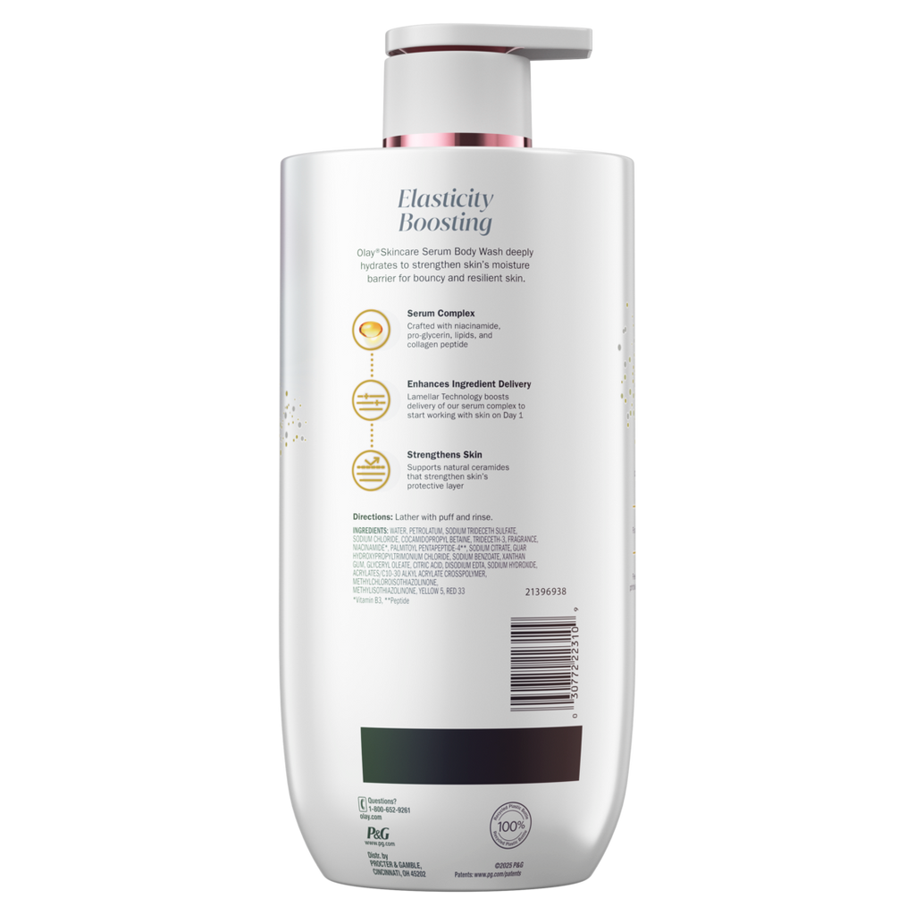 Olay Elasticity Boosting Body Wash With Collagen Peptide Serum Complex - 28oz/4pk