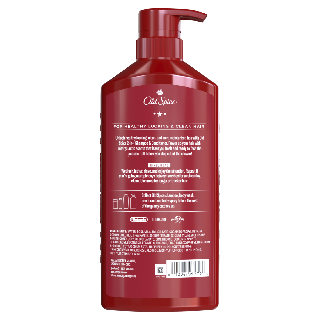 Old Spice 2-in-1 Shampoo & Conditioner Desert Detour Old Spice X The Super Mario Galaxy Movie - 21.9oz/4pk