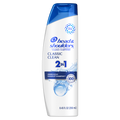 Head And Shoulders 2-in-1 Dandruff Shampoo And Conditioner Anti-Dandruff Treatment Classic Clean For Daily Use Paraben Free - 8.45oz/6pk