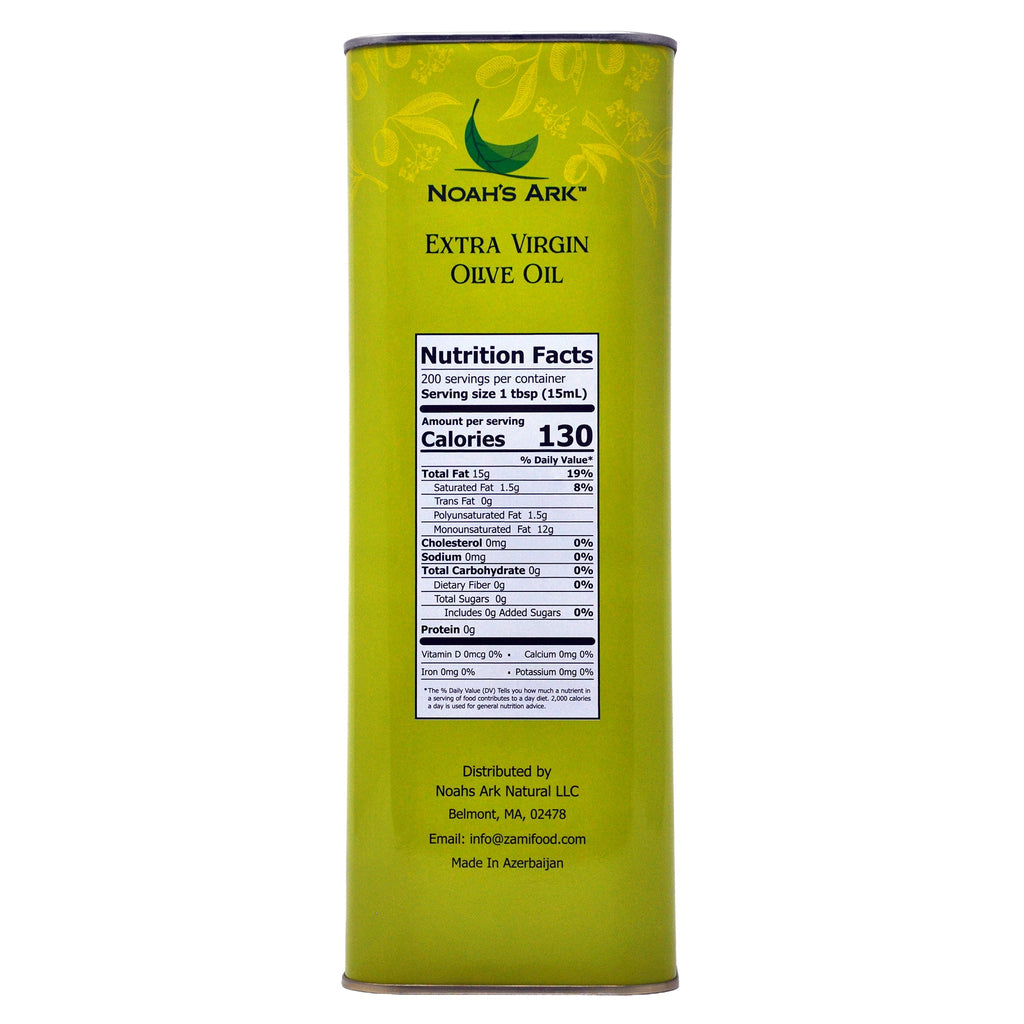 Noah's Ark Arbequina Extra Virgin Olive Oil - 3L/101oz/4pk