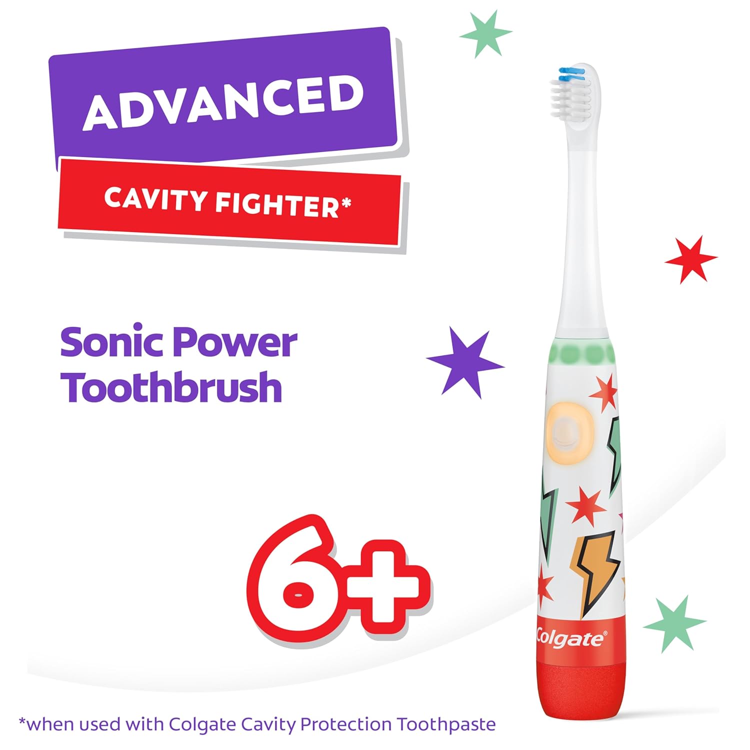 Colgate Kids Toothbrush Advanced Cavity Fighter (+1 Refill) - 1ct/4pk