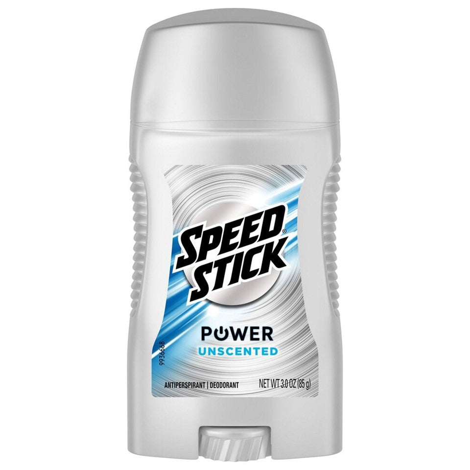 Mennen Speed Stick Deodorant Power Unscented - 3oz/12pk