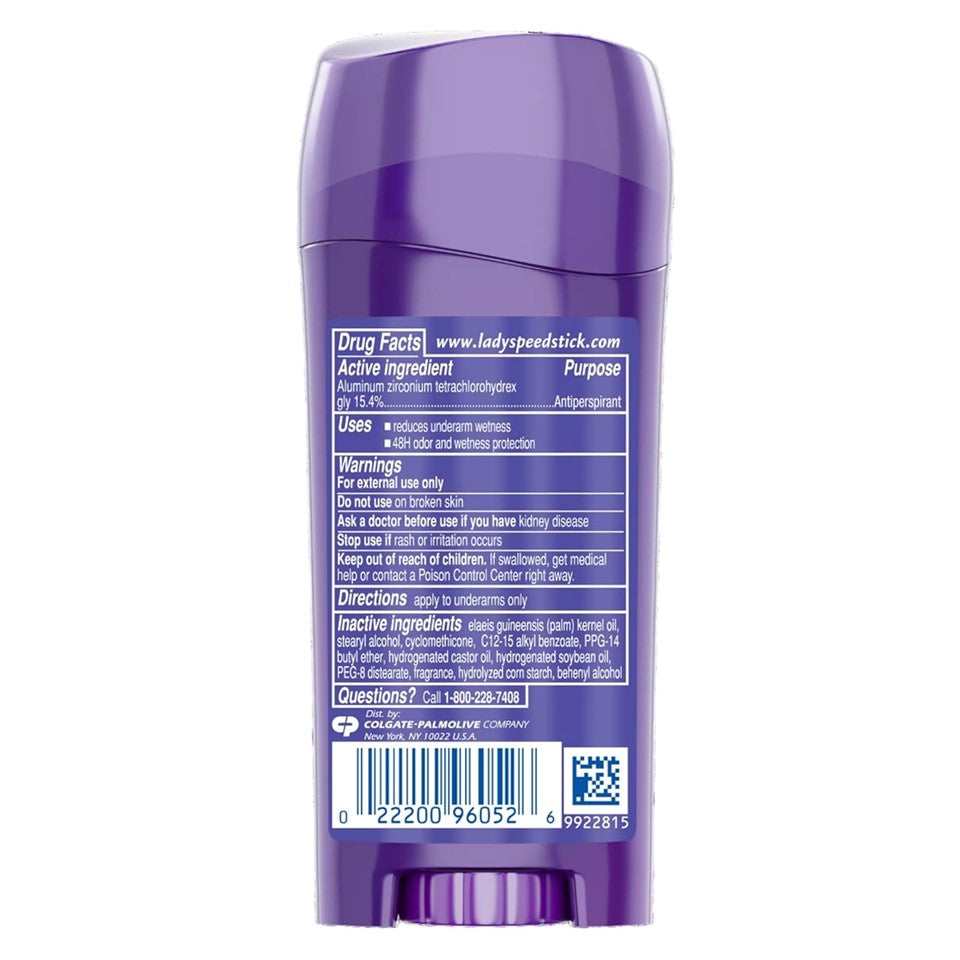 Lady Speed Stick Antiperspirant Invisible Dry Power Wild Freesia - 2.3oz/12pk