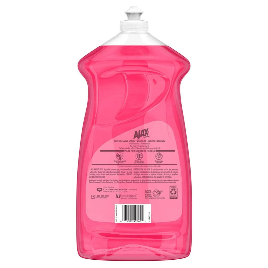 Ajax Dish Liquid Soap Grapefruit - 52oz/6pk
