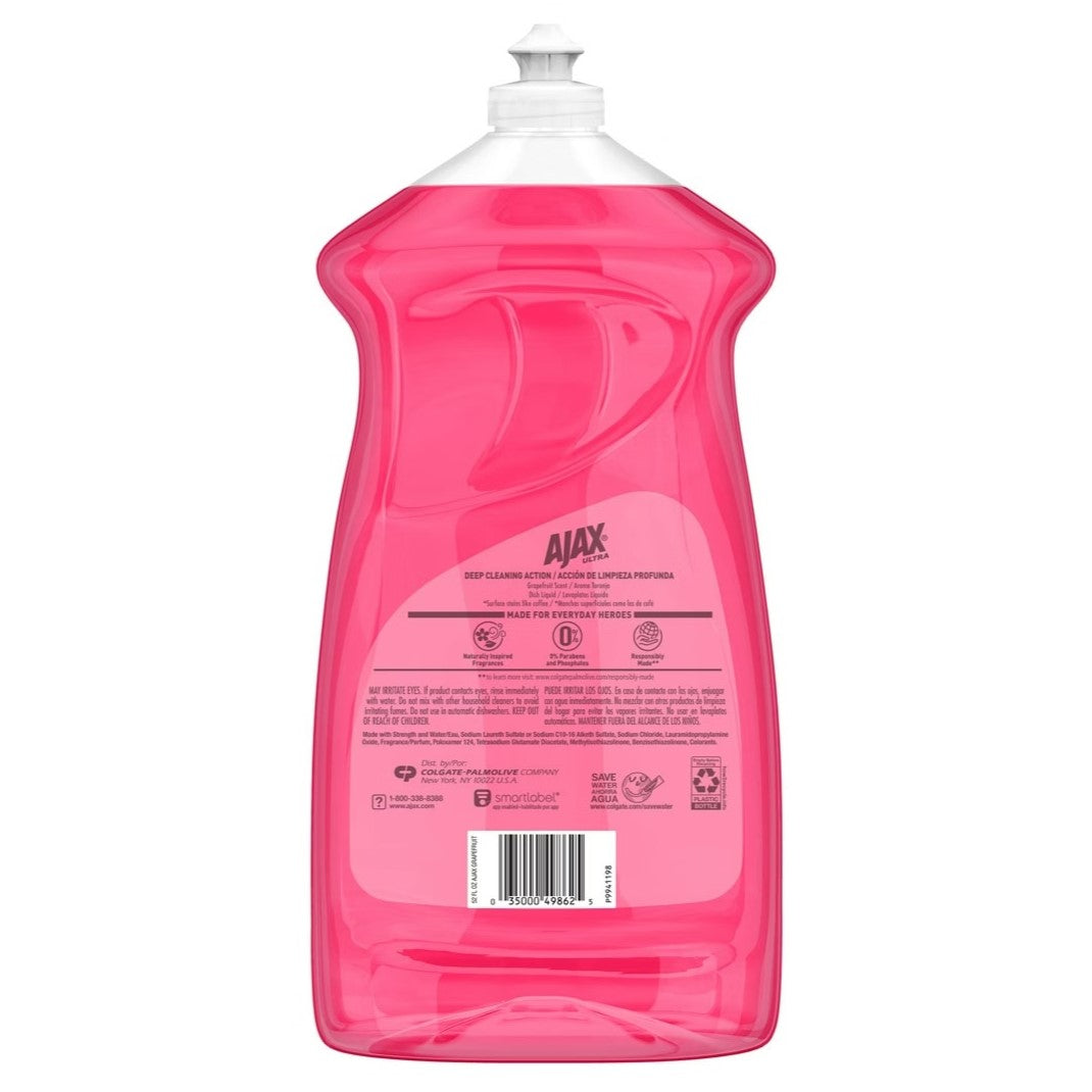 Ajax Dish Liquid Soap Grapefruit - 52oz/6pk