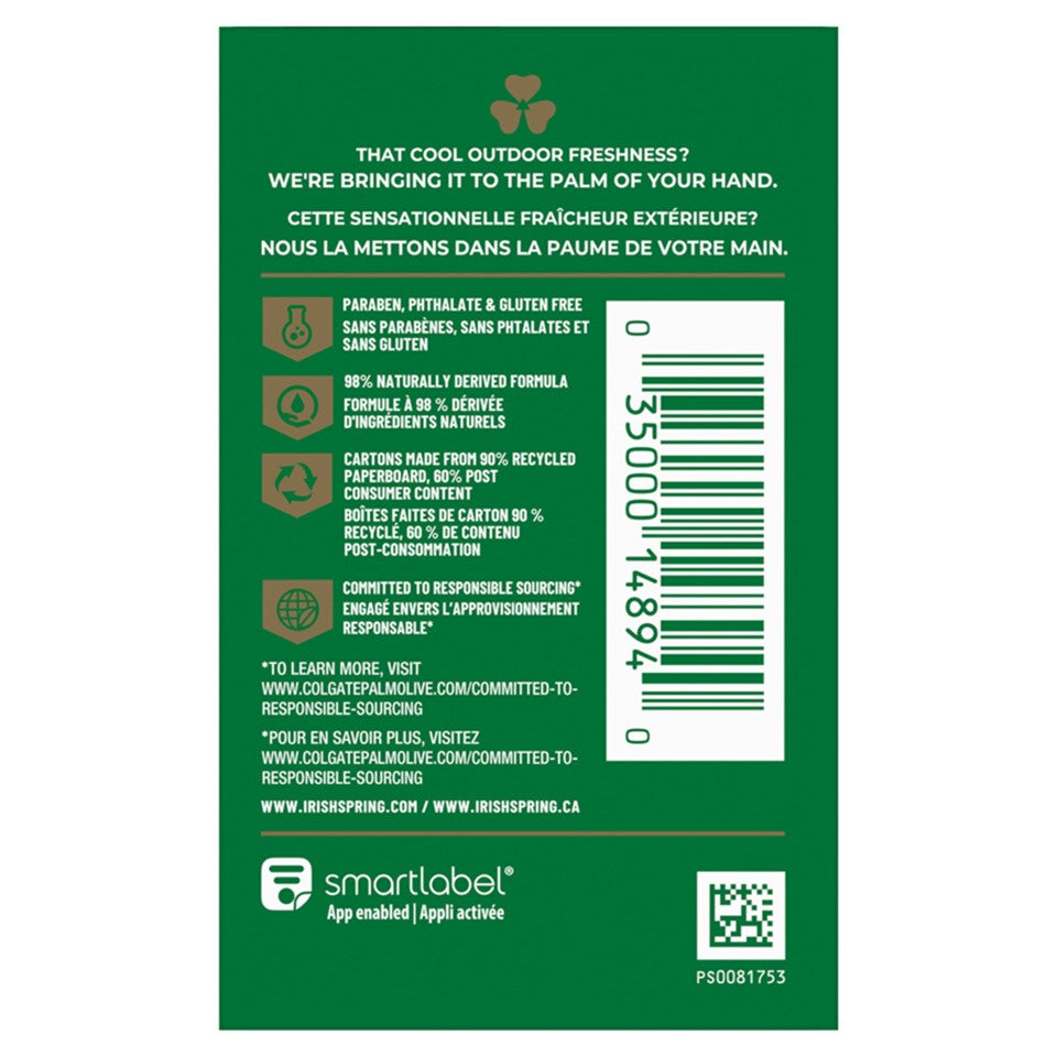 Irish Spring Soap Active Scrub - (3x3.7)oz/18pk