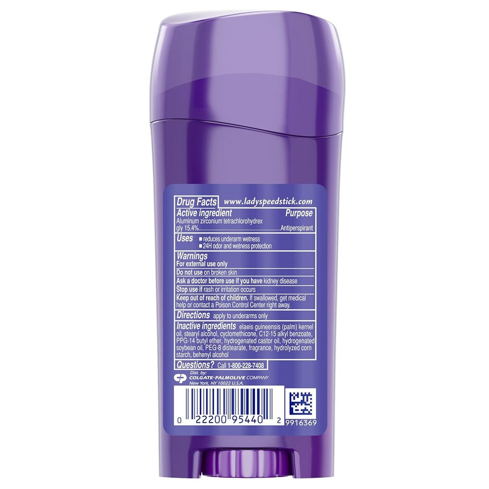 Lady Speed Stick Antiperspirant Invisible Dry Powder Fresh - 2.3oz/12pk