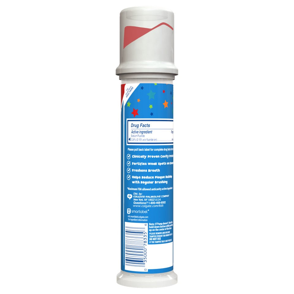 Colgate Kids Maximum Cavity Protection Toothpaste Pump - 4.4oz/6pk