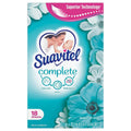 Suavitel Fabric Softener Dryer Sheets Waterfall Mist - 18ct/15pk