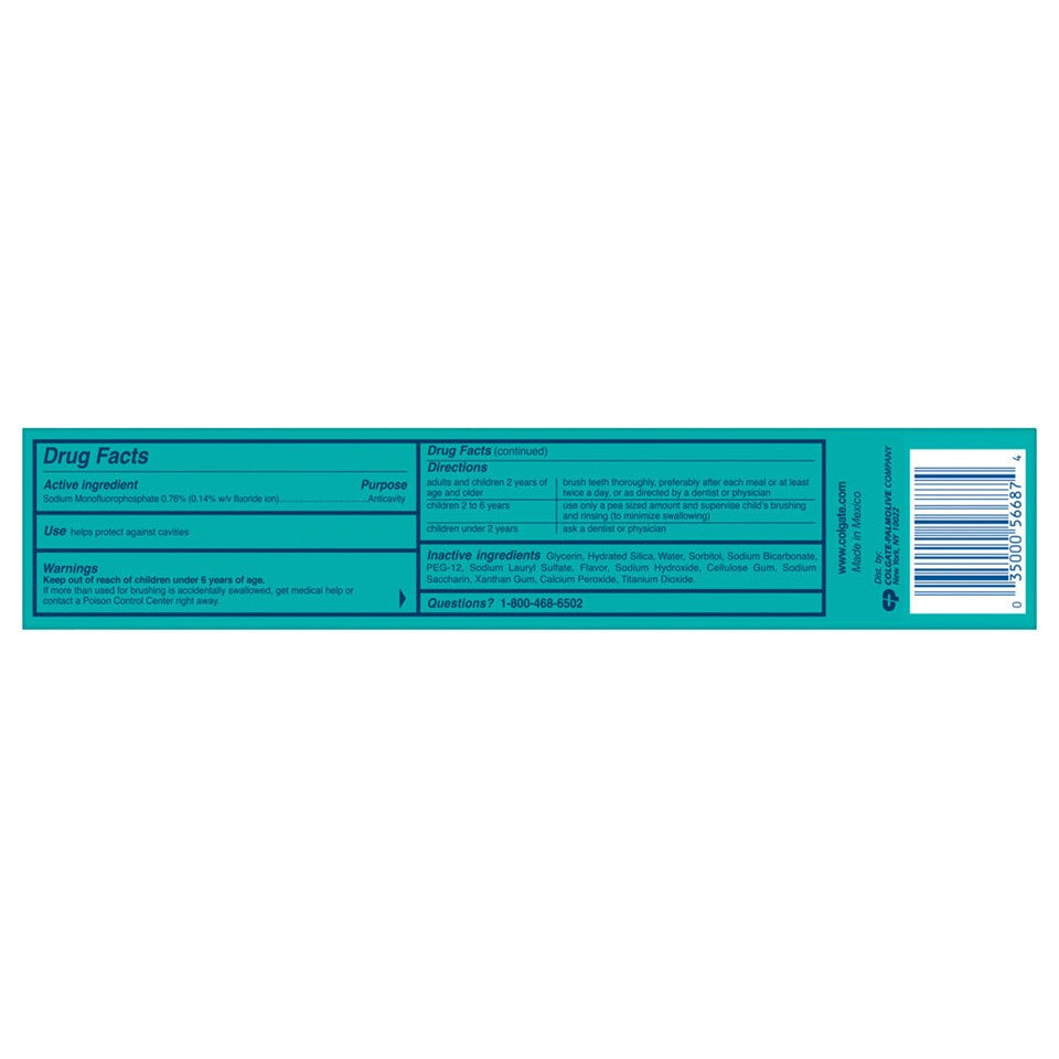 Ultra Brite Baking Soda & Peroxide Whitening Toothpaste Cool Mint - 6oz/24pk
