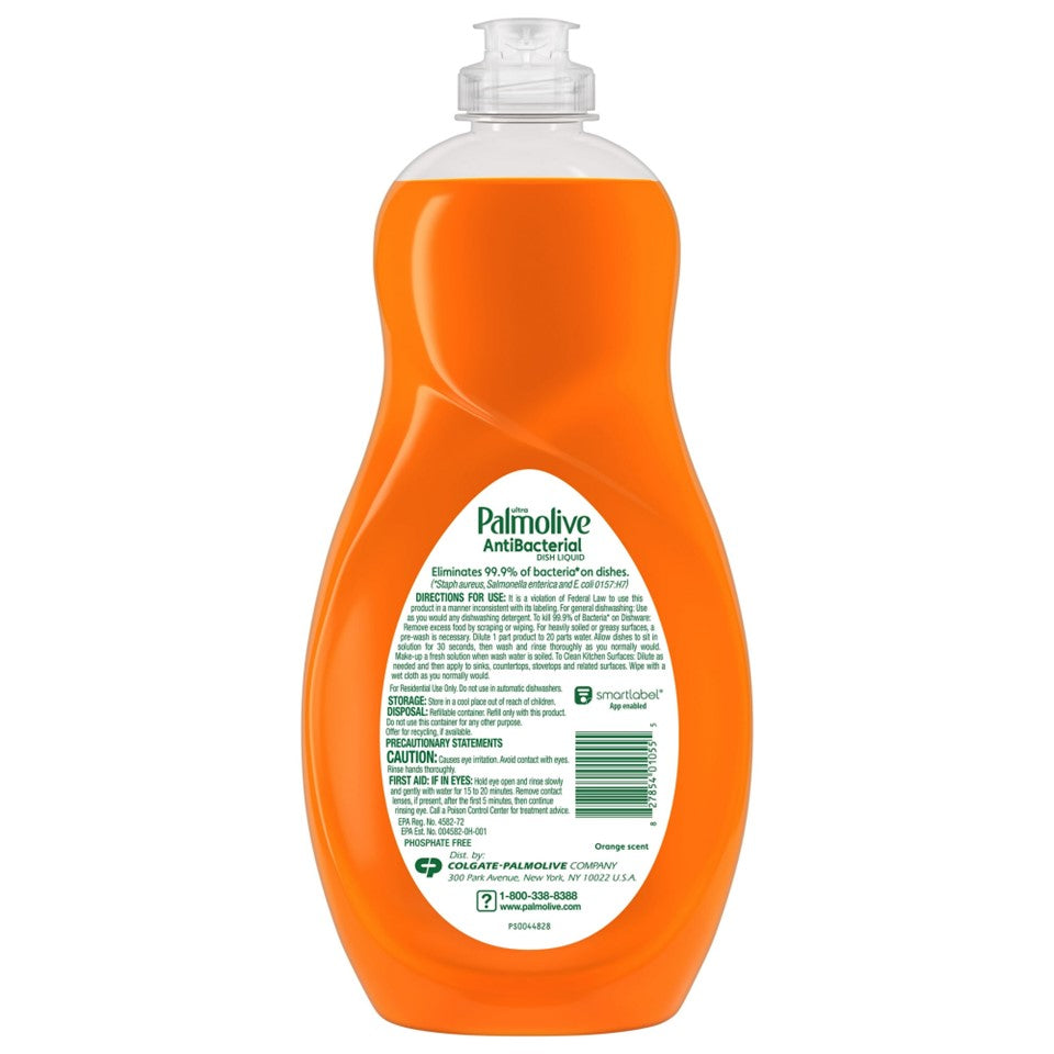 Palmolive Ultra Dish Liquid Soap Orange - 42oz/6pk