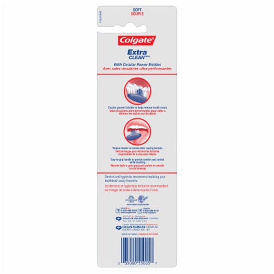 Colgate Extra Clean Full Head Manual Toothbrush Soft - 3ct/24pk