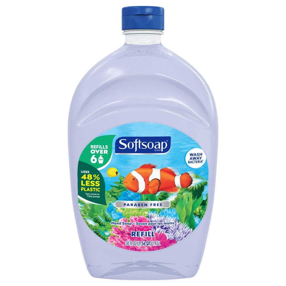 SoftSoap Liquid Hand Soap Refill Aquarium - 50oz/6pk