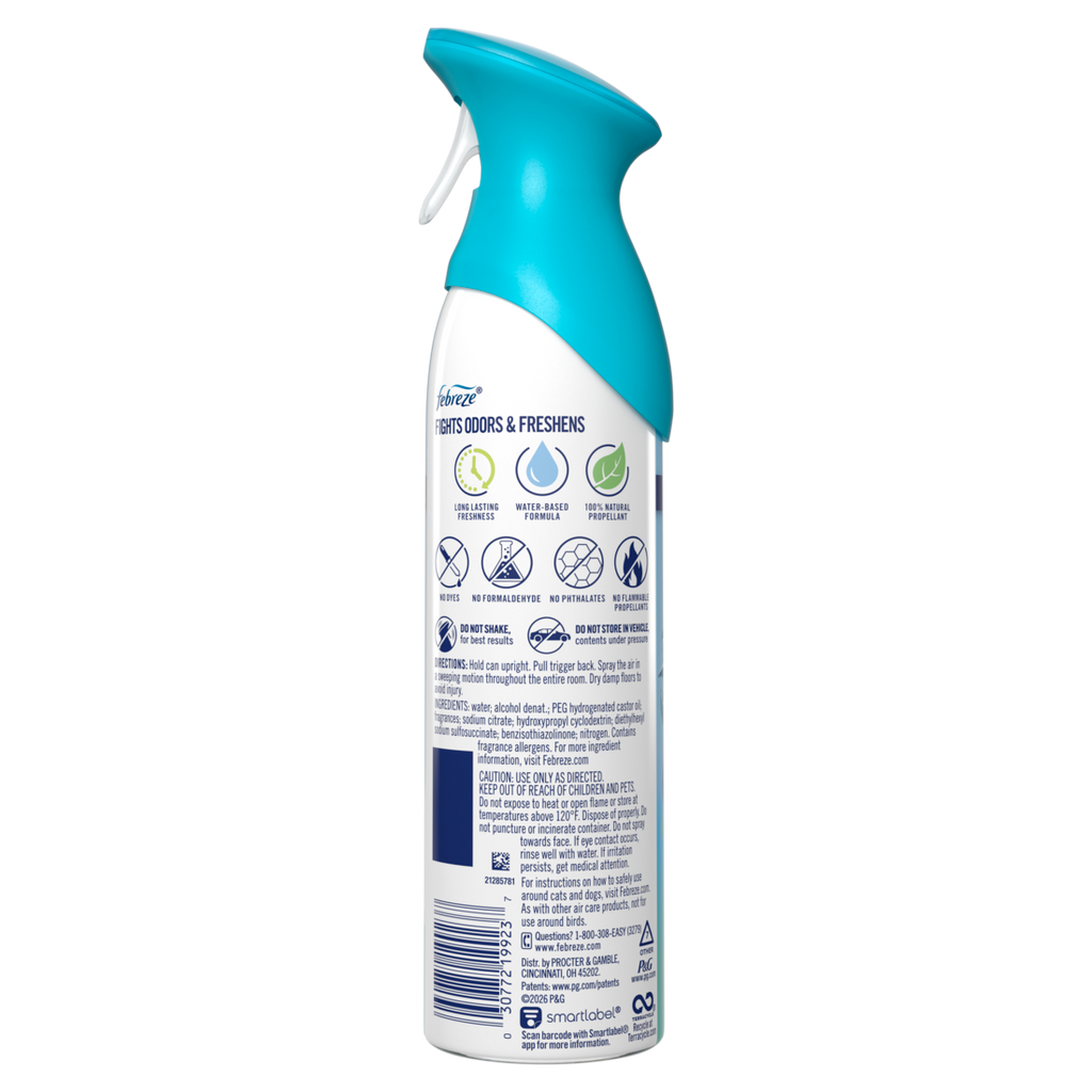 Febreze Air Mist Air Freshener Spray Odor Fighting Room Spray Gain Honey Berry Hula Scent - 8.1oz/6pk