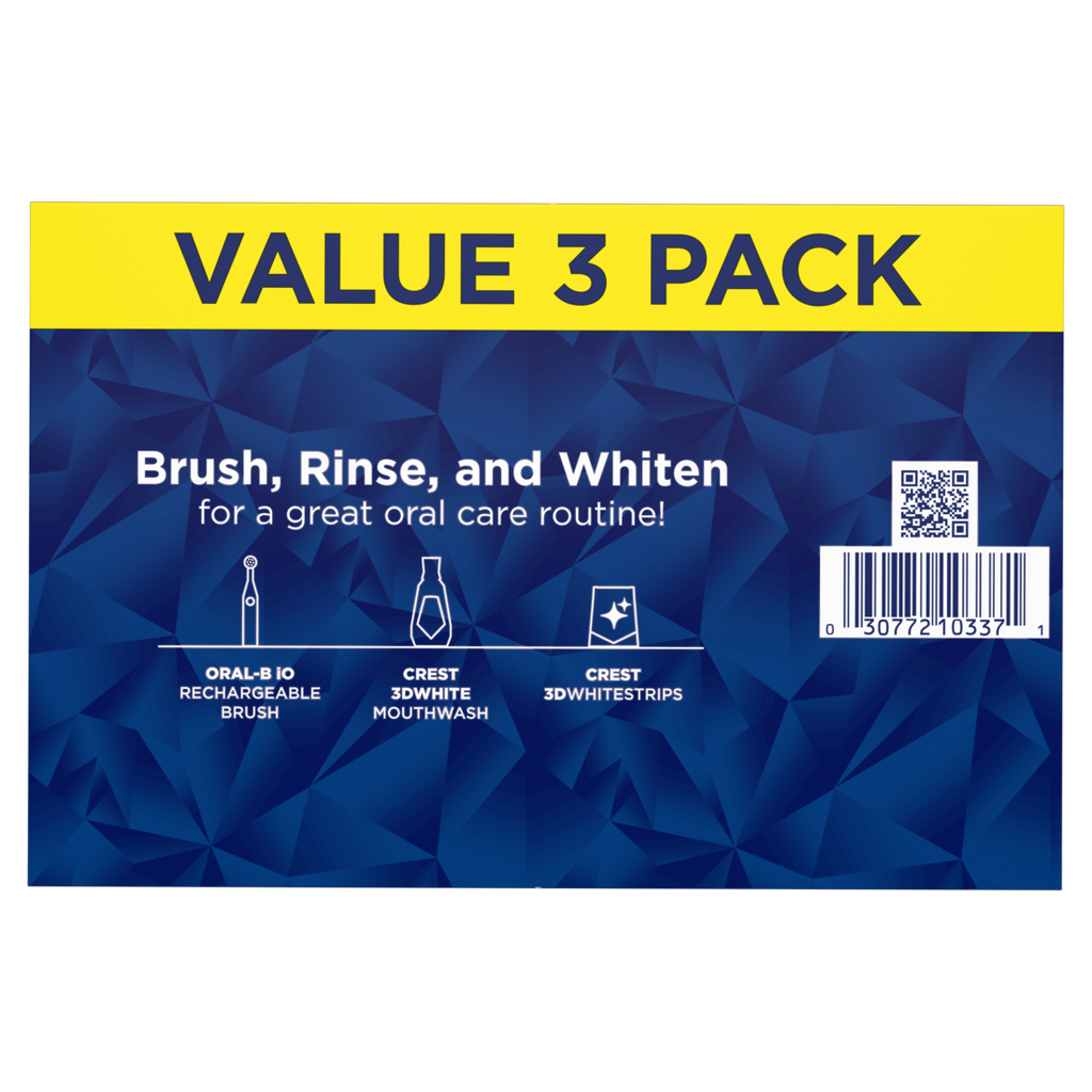 Crest Toothpaste 3Dwhite Advanced Teeth Whitening  Radiant Mint 3-Pack - (3x3.3)oz/4pk