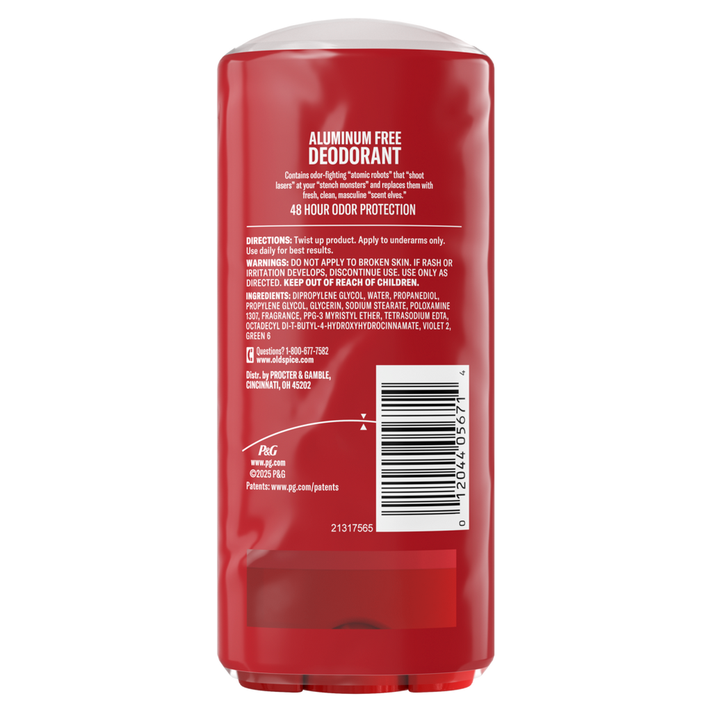 Old Spice Aluminum Free Deodorant For Men High Endurance Pure Sport Twin Pack - (2x3.4)oz/6pk