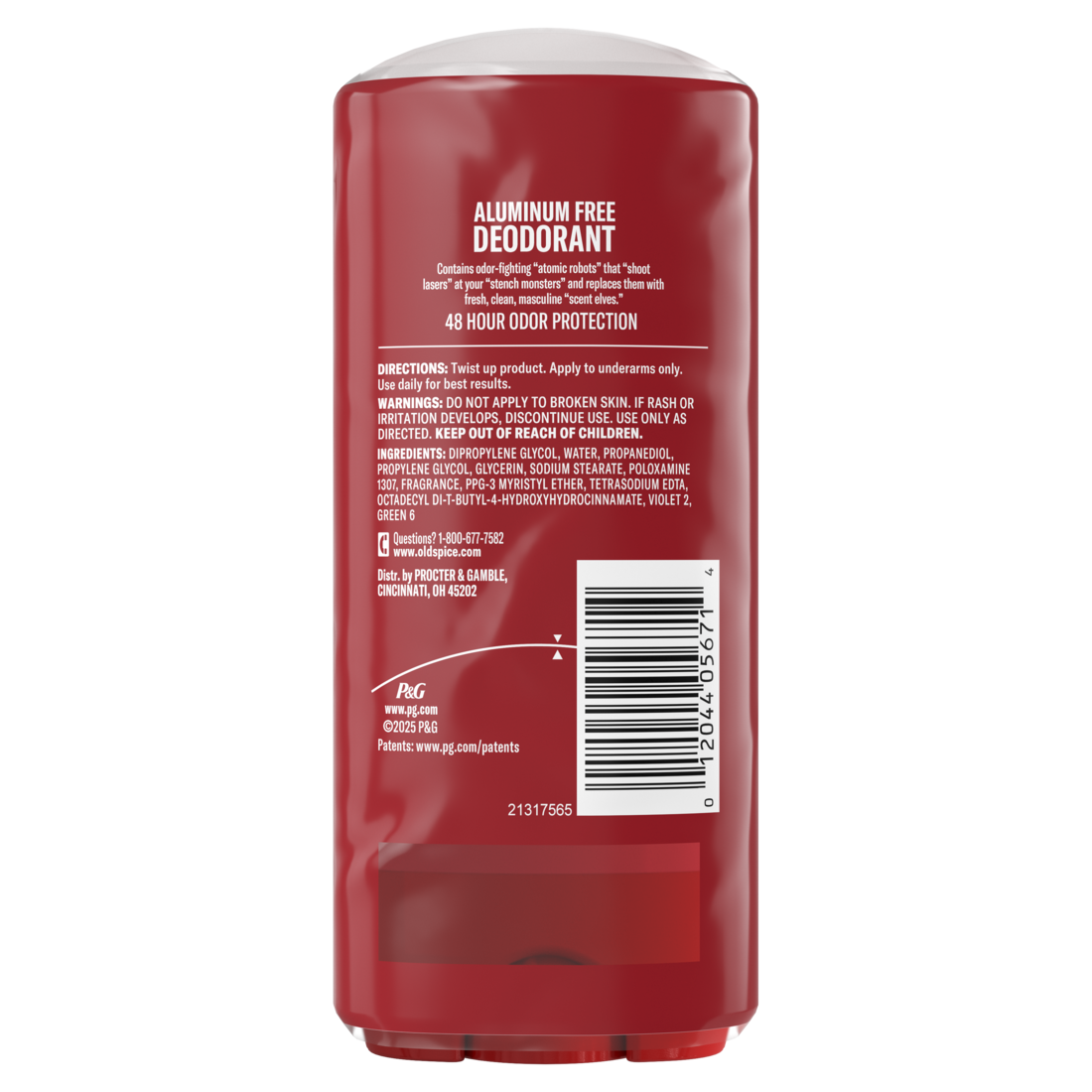 Old Spice Aluminum Free Deodorant For Men High Endurance Pure Sport Twin Pack - (2x3.4)oz/6pk