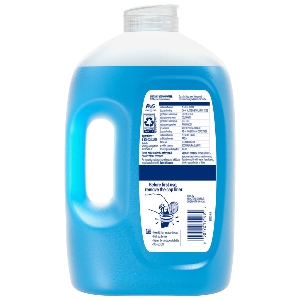 Dawn Ultra Original Refill Jug Dish Soap Dishwashing Liquid Original - 67oz/4pk