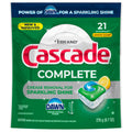 Cascade Complete Action Pacs Dishwasher Detergent Lemon - 21ct/5pk