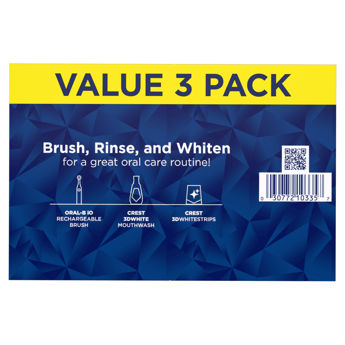 Crest Toothpaste 3Dwhite Advanced Teeth Whitening Arctic Fresh 3-Pack - (3x3.3)oz/4pk
