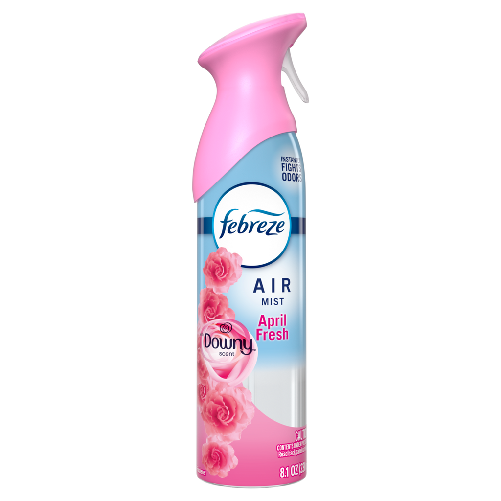 Febreze Air Mist Air Freshener Spray Odor Fighting Room Spray Downy April Fresh Scent - 8.1oz/6pk