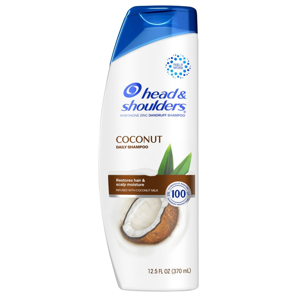 Head And Shoulders Dandruff Shampoo Anti-Dandruff Treatment Coconut For Daily Use Paraben Free - 12.5oz/6pk