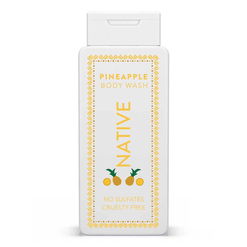 Native Limited Edition Pineapple Body Wash - 18oz/6pk