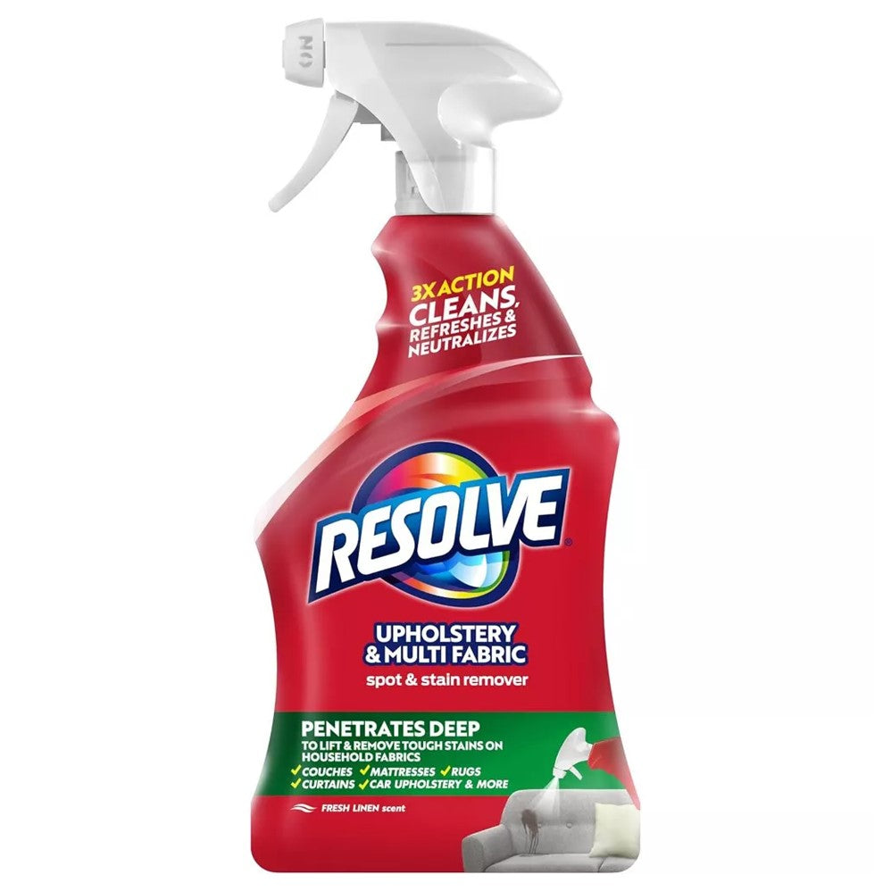 Resolve Upholstery Multi-Fabric Spot Stain Remover - 22oz/6pk