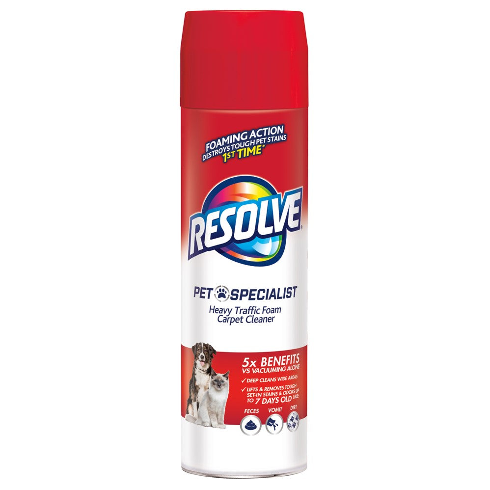 RESOLVE Pet Specialist Heavy Traffic Foam - 22oz/6pk