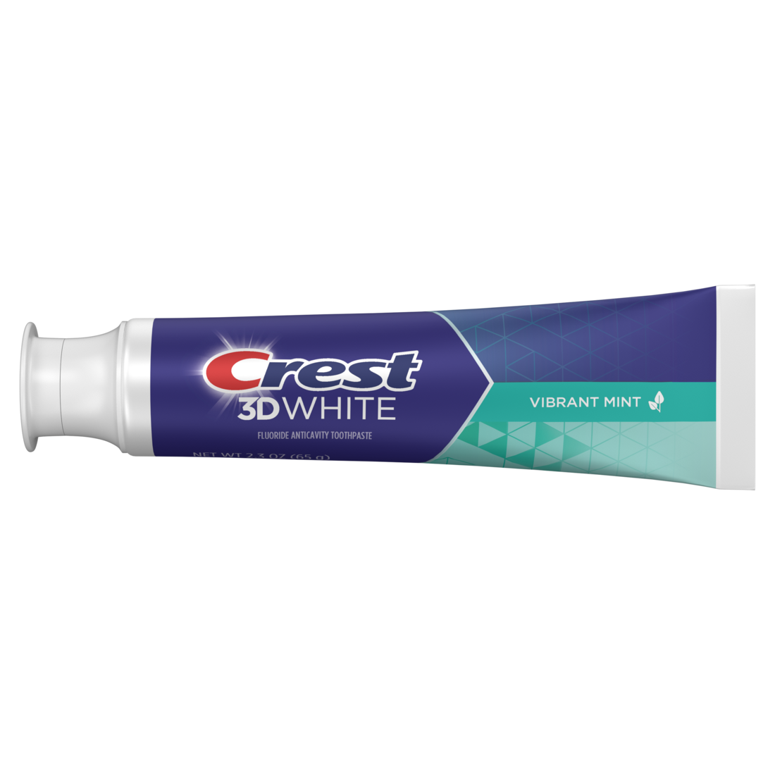 Crest 3D White Teeth Whitening Toothpaste Vibrant Mint - 2.3oz/24pk