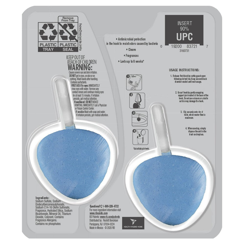 Lysol No Mess Automatic Toilet Bowl Cleaner - Ocean Fresh - 2ct/4pk