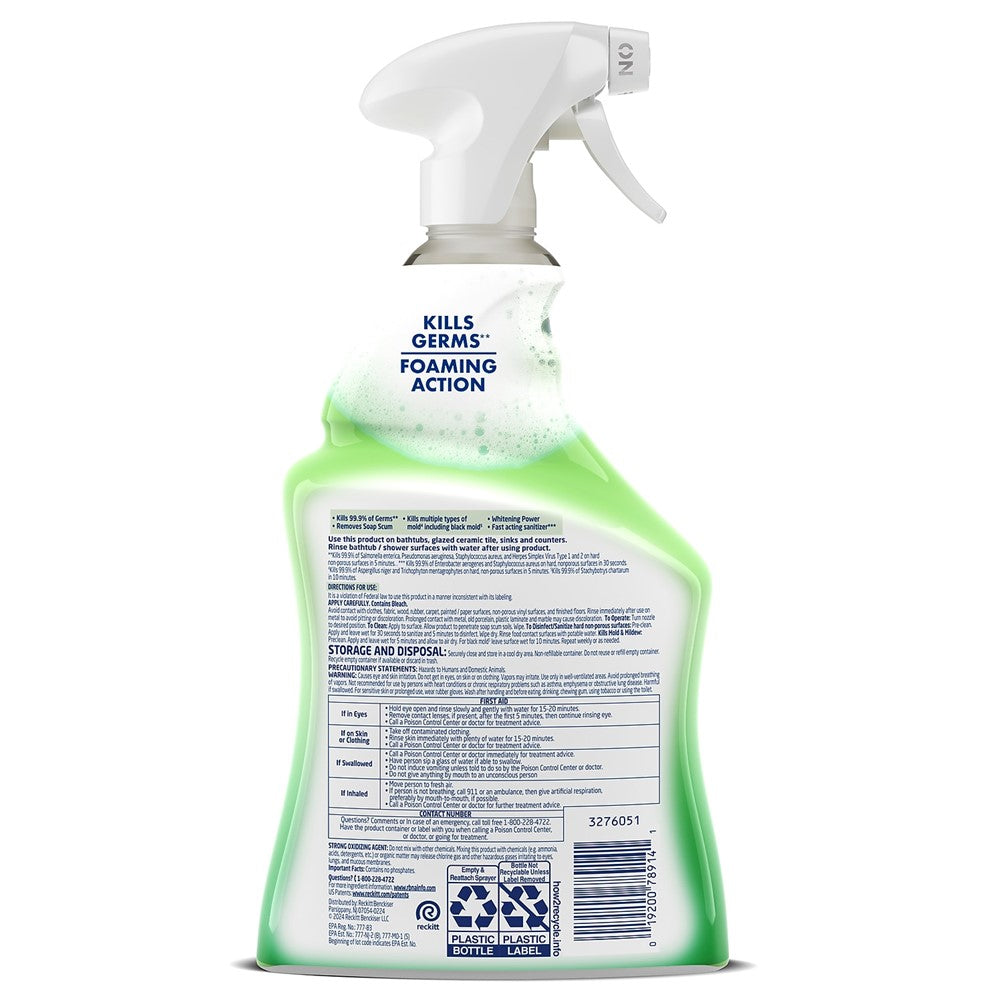 Lysol All Purpose Cleaner - Trigger Power White & Shine with Bleach - 32oz/12pk